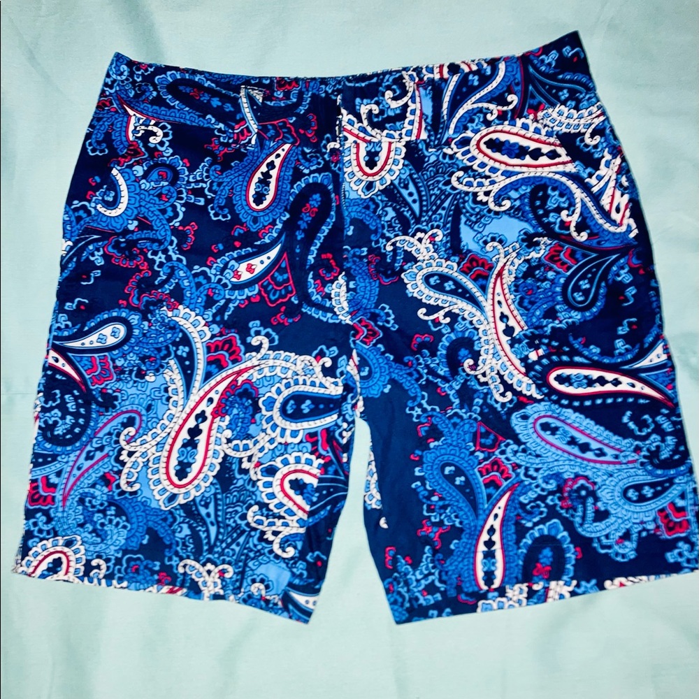 Paisley 4 pocket classic cut shorts